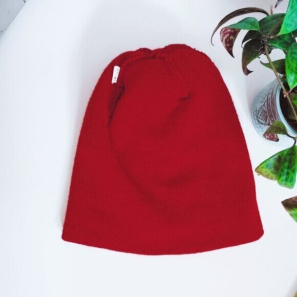 LULULEMON Iconic Vintage "Cheer Me On" Red/Blue Olimpic Ski Beanie Toque - Picture 8 of 10